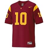 Nike USC Trojans #10 Cardinal Authentic Football Jersey