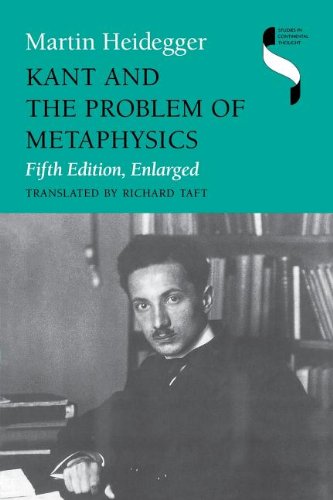 kant and the problem of metaphysics fifth edition enlarged studies in continental thought