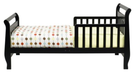 Sleigh Toddler Bed Finish: Ebony Black