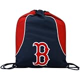 Boston Red Sox Navy Blue-Red Axis Drawstring Backpack