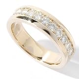 14K Gold 12-Stone Moissanite Men's Ring