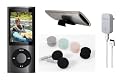 Apple iPod nano 16 GB Black (5th Generation), Charger, Slider Case, and Earbuds Bundle