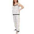 Glow Chic Cami Top & Pant - Black Dot