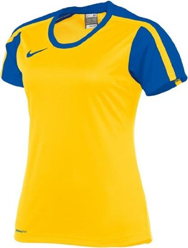 Nike Damen Trikot Shortsleeve Classic, gelb/royal blau, M