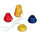 4Pcs Jumbo Rubber Winter Golf Tees, 4 Colors with Different Heights, Ideal for Frosty Days
