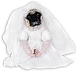 Dog Costumes - Bride Dog Costume Large Dog