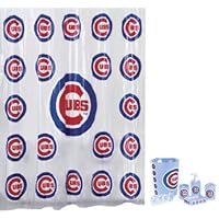 MLB 7 Piece Bath Set MLB Team: Chicago Cubs