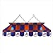 Imperial Atlanta Braves Licensed 40-Inch Rectangular Stained Glass Billiard Table Light