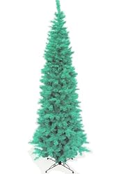 7.5' Seafoam Slim Pre-Lit Lakewood Spruce Artificial Christmas Tree