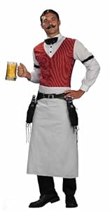 Forum Western Bartender Deluxe Costume, Multi, Standard