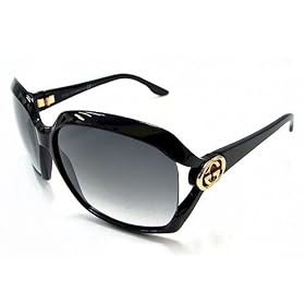 GUCCI GG 3110 S Sunglasses 3110S Shiny Black D28LF Shade