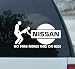 No Free Rides Decal for Nissan 200 240 280 Sx Versa Armada Murano Altima 300zx Turbo Sentra Se-r 240 Sx 350z 240sz Gt-r 350z 370z Nismo Maxima Pathfinder Titan Frontier Xterra