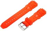 TechnoMarine 9110 MoonSun 17-mm Red Gel Strap with Single-Buckle