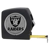 Oakland Raiders 25-Inch Black Tape Measure