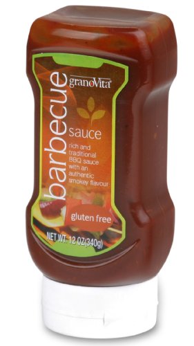 granoVita Gluten and Dairy Free Barbeque Sauce, 12 Ounce Bottles (Pack of 6)