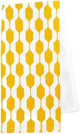 Logan Organic Cotton Tea Towel (Set of 2) (Citron)