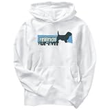 Hoodie Mens White  FRIENDS FUR - EVER - Petit Basset Griffon Vendeen  Dogs