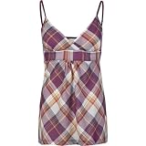FULL TILT Womens Plaid Cami - Lavender