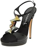Casadei Womens 8013 T-Strap Platform Sandal - Womens Shoes Sandal