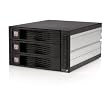 StarTech.com 3 Drive 3.5-Inch Trayless Hot Swap SATA Mobile Rack Backplane (HSB320SATBK)