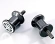 Yamaha OEM Motorcycle Swing Arm Spools. Fits All R1, R6/R6S, '06~'11 FZ1, '11 FZ8, and All VMAX. GYT-SPOOL-AL-BK