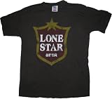 Junk Food Lone Star Beer Officially Licensed t-shirt Navy