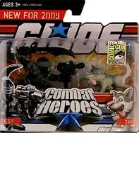 G.I. Joe Combat Heroes SDCC Exclusive Snake Eyes and his Wolf Action Figures 2-Pack