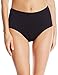 TYR Sport Competitor High Waist Bottom, 8, Black