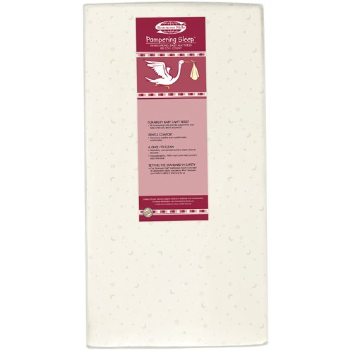 Simmons Kids Pampering Sleep 88 Coil Baby Crib and Toddler Mattress