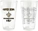 New Orleans SAINTS Super Bowl XLIV Champs ROSTER PINT GLASS