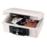 SentrySafe 1100 1/2 Hour FIRE-SAFE Chest, 0.18 Cubic Feet, Dove Gray
