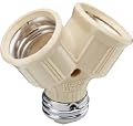 Pass & Seymour #128ICC10 Ivory Twin Light Socket