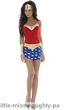 Ladies Wonder Woman Fancy Dress Costume