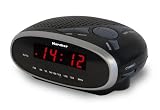 Karcher UR 1010 Uhrenradio mit Wecker schwarz/silber