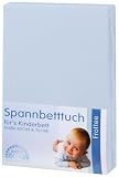 Produkt-Bild: Julius Z&ouml;llner 8310013350 - Spannbetttuch Frottee f&uuml;r die Wiege, Gr&ouml;&szlig;e: 90 x 40 cm, Farbe: hellblau