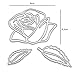 We-buys Rose Cutting Dies Stencil Metal Template for DIY Paper Card Album