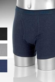 3 Pack - Pure Cotton Trunks [T14-4800F-S]