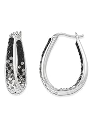 Sterling Silver Swarovski Elements Oakland Spirit Earrings