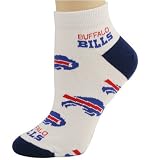 Buffalo Bills Ladies White 6-11 Team Logo Ankle Socks