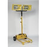 Bulldog Power Products 2000-Watt Dual Light Power Tower Potable Light Cart P12000 by Dog Supplies