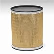 Bath Jewelry Collection Round Wastebasket Gold with Silver Trim