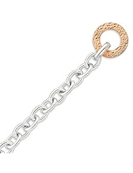 Sterling Silver And Vermeil Bracelet - 8 Inch