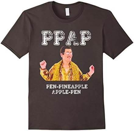Men's PPAP Pen Pineapple Apple Pen T-Shirt XL Asphalt