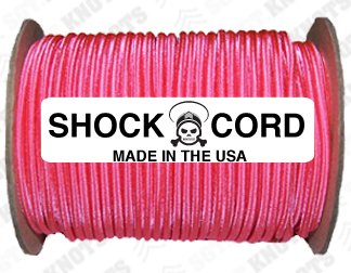 SGT KNOTSÂ® Shock Cord 1/8" - Pink - 100 Feet