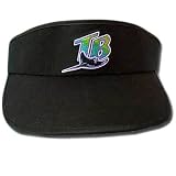 VISOR HAT MLB TAMPA BAY DEVIL RAYS BLACK COTTON NEW