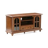 SEI Tillman Media Stand, Antique Oak