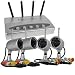 2.4GHz Wireless 4-Channel Standalone Network DVR Home Digital Surveillance Kit w/4 Infrared Cameras & Video Cables