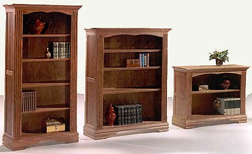 Cyber Monday Solid Oak Bookcases in Seven Sizes Deals
