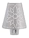 GE 51386 Metal Shade With Flower Design Incandescent Night Light