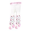 Just One Year Floral Tights 1-pk. - White